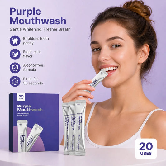 PURSMILEE Purple Mouthwash — Bain de Bouche Blanchissant Instantané